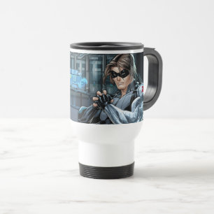Avengers Classics   Winter Soldier Holding Fist Travel Mug