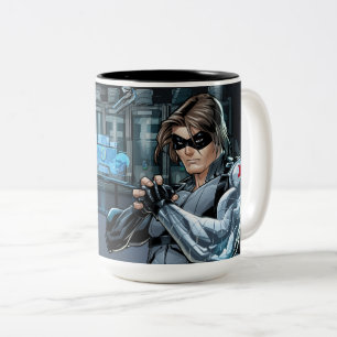 Avengers Classics   Winter Soldier Holding Fist Two-Tone Coffee Mug