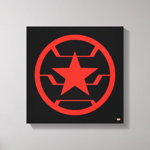 Avengers Classics  Winter Soldier Icon Canvas Print