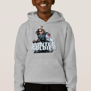 Avengers Classics Winter Soldier In Snow Hoodie