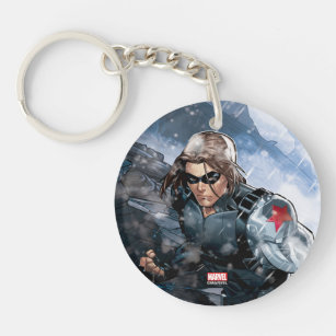 Avengers Classics   Winter Soldier In Snow Keychain