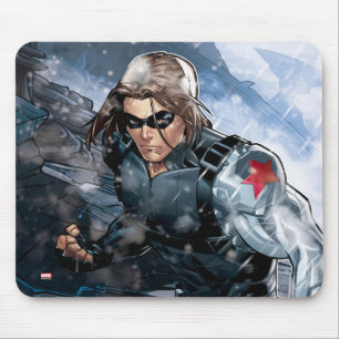 Avengers Classics   Winter Soldier In Snow Mouse Pad