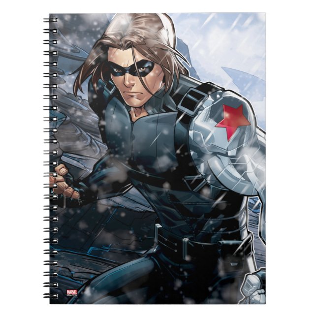 Avengers Classics | Winter Soldier In Snow Notebook (Front)