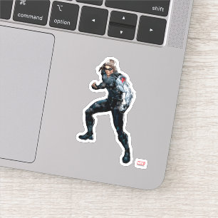 Avengers Classics   Winter Soldier In Snow Sticker