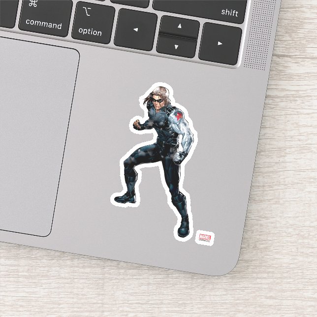 Avengers Classics | Winter Soldier In Snow Sticker (Detail)