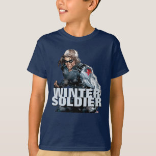 Avengers Classics Winter Soldier In Snow T-Shirt