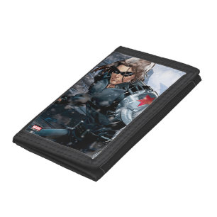 Avengers Classics Winter Soldier In Snow Tri-fold Wallet