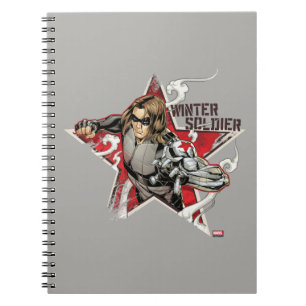 Avengers Classics Winter Soldier Star Graphic Notebook