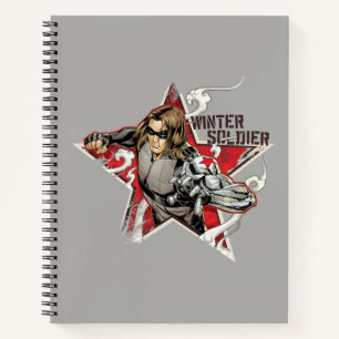 Avengers Classics Winter Soldier Star Graphic Notebook