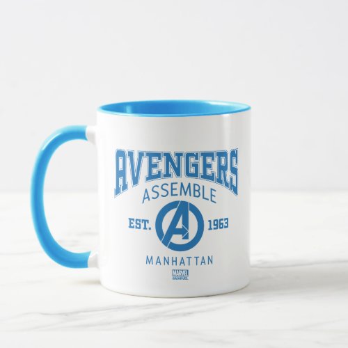 Avengers Collegiate Logo Avengers Mug