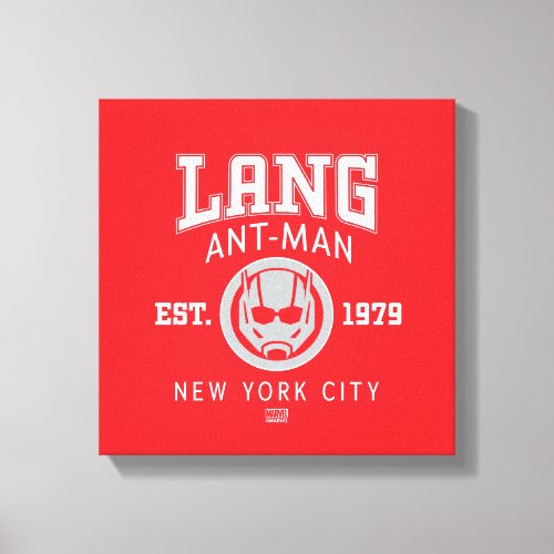 Avengers Collegiate Logo Lang Ant_Man Canvas Print