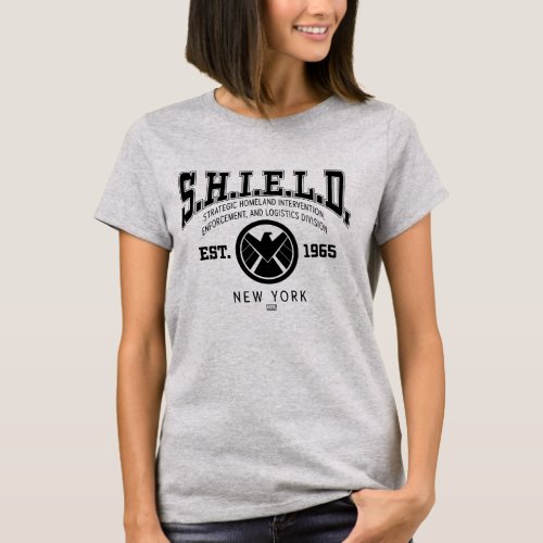 Avengers Collegiate Logo SHIELD T_Shirt