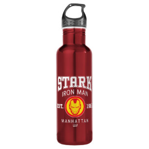Avengers Collegiate Logo: Stark Iron Man Stainless Steel Water Bottle