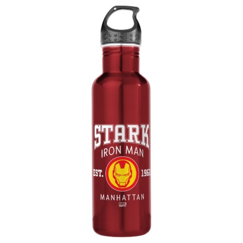 Avengers Collegiate Logo Stark Iron Man Stainless Steel Water Bottle