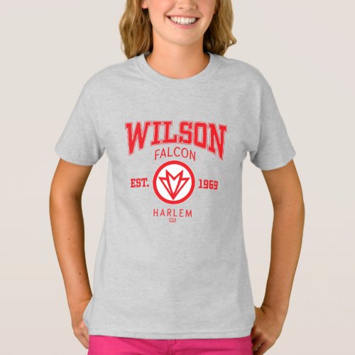 Avengers Collegiate Logo Wilson Falcon T_Shirt