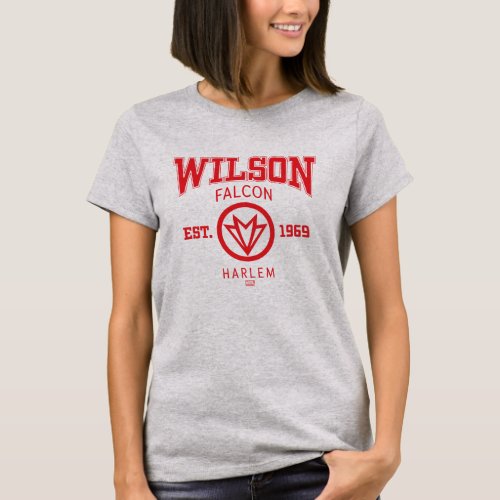 Avengers Collegiate Logo Wilson Falcon T_Shirt