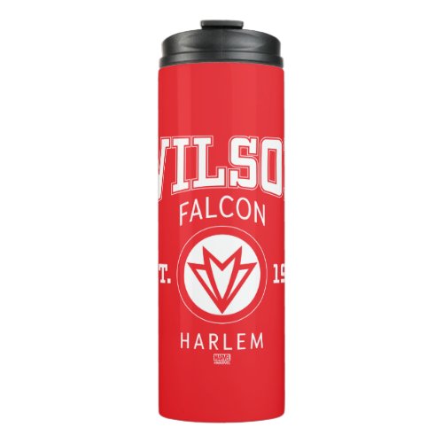 Avengers Collegiate Logo Wilson Falcon Thermal Tumbler