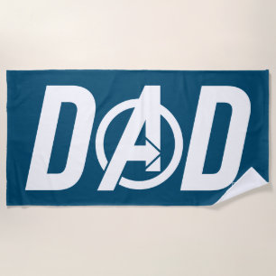 Avengers Dad Beach Towel