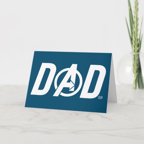 Avengers Dad Card