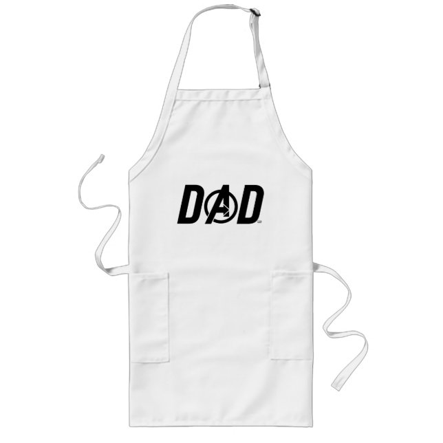 Avengers Dad Long Apron (Front)