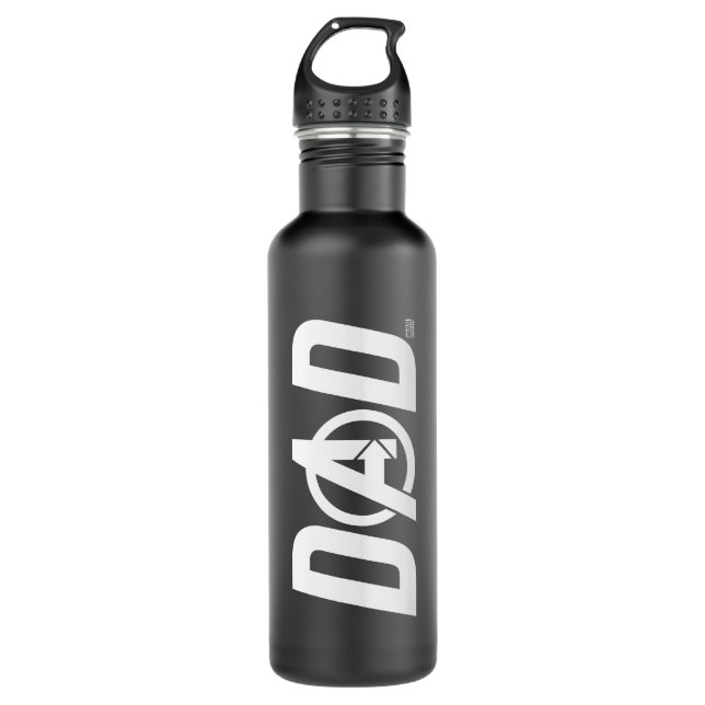 Avengers Dad Stainless Steel Water Bottle (Front)