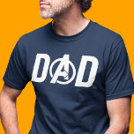 Avengers Dad T-shirt at Zazzle