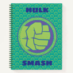 Avengers Dotted Hulk Logo Notebook
