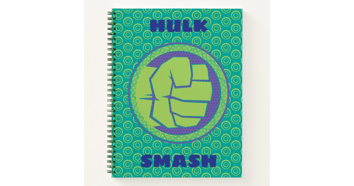 Avengers | Dotted Hulk Logo Notebook | Zazzle