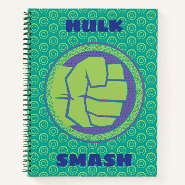 Avengers | Dotted Hulk Logo Notebook (Front)