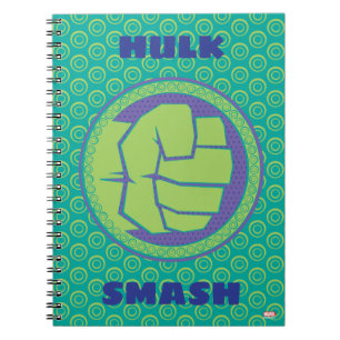 Avengers Dotted Hulk Logo Notebook