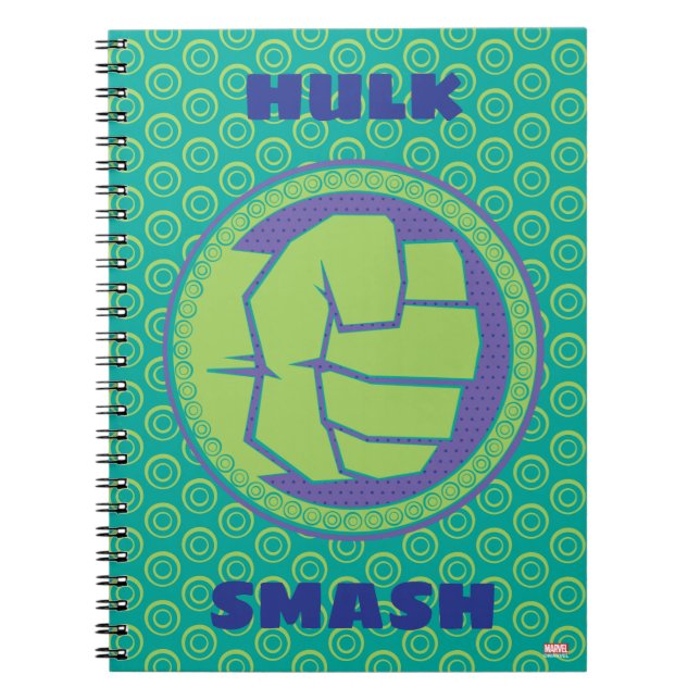 Avengers | Dotted Hulk Logo Notebook (Front)