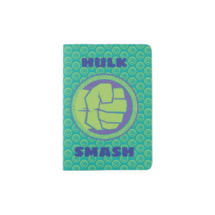 Avengers   Dotted Hulk Logo Passport Holder