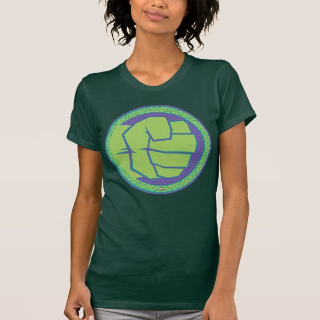 Avengers | Dotted Hulk Logo T-Shirt (Front)