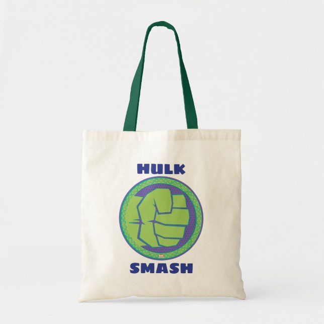 Avengers | Dotted Hulk Logo Tote Bag (Front)