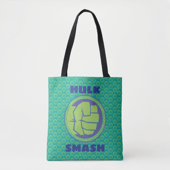Avengers | Dotted Hulk Logo Tote Bag (Front)