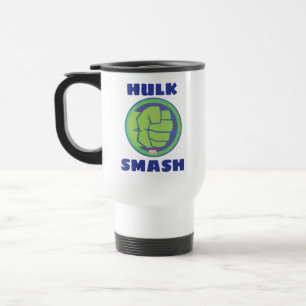 Avengers   Dotted Hulk Logo Travel Mug