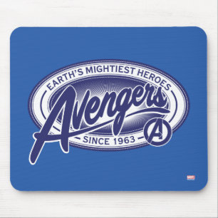 Avengers   Earth's Mightiest Heroes Avengers Badge Mouse Pad