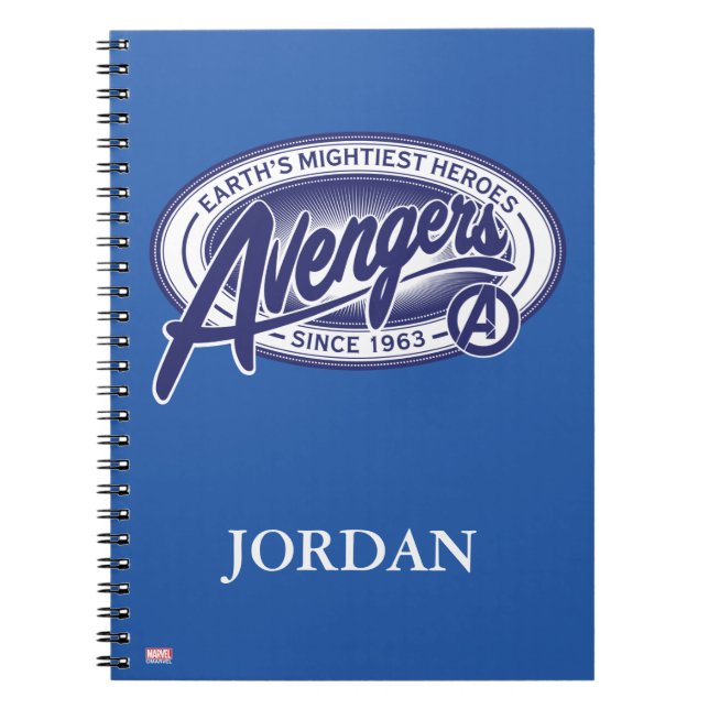 Avengers | Earth's Mightiest Heroes Avengers Badge Notebook (Front)