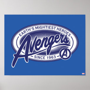 Avengers   Earth's Mightiest Heroes Avengers Badge Poster