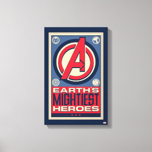 Avengers - Earth's Mightiest Heroes Canvas Print