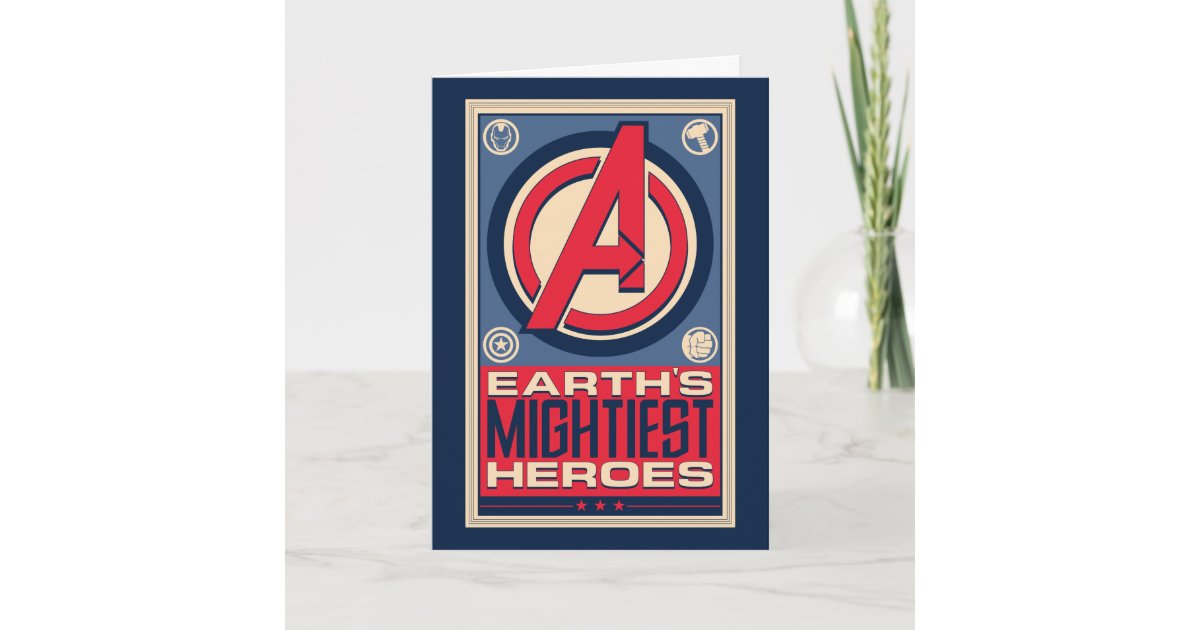 Avengers Earth's Mightiest Heroes Card Zazzle