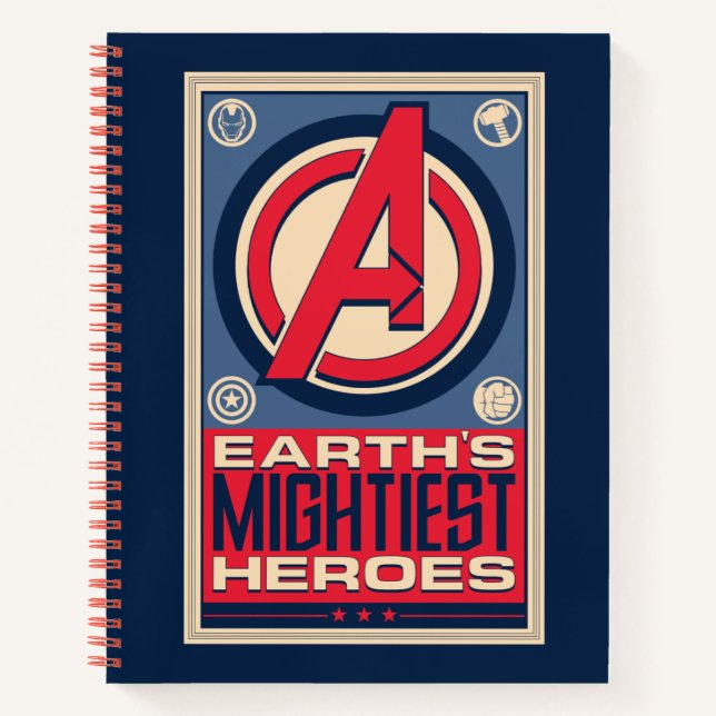Avengers - Earth's Mightiest Heroes Notebook (Front)