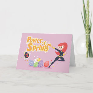 Avengers Easter   Black Widow - Power of Spring Card