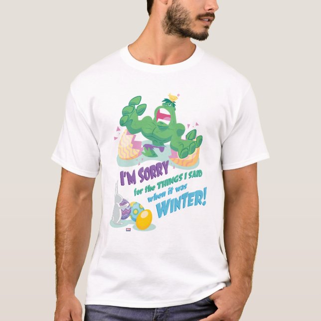 Avengers Easter | Hulk - Sorry T-Shirt (Front)