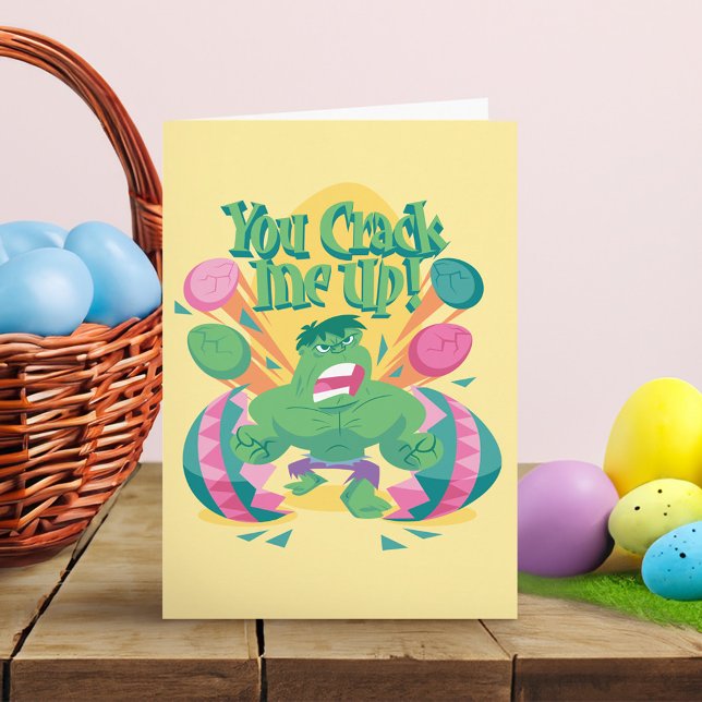 Avengers Easter | Hulk - You Crack Me Up Card (Card on table)