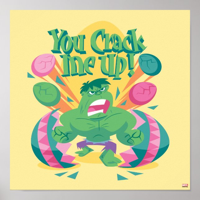 Avengers Easter | Hulk - You Crack Me Up Poster (Front)