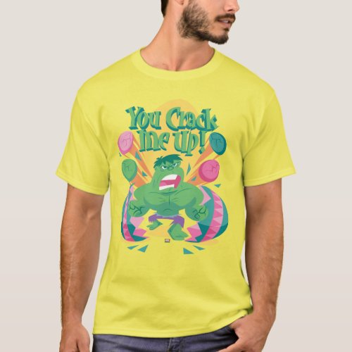 Avengers Easter  Hulk _ You Crack Me Up T_Shirt