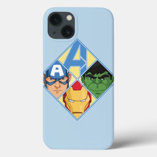 Avengers Face Badge iPhone 13 Case