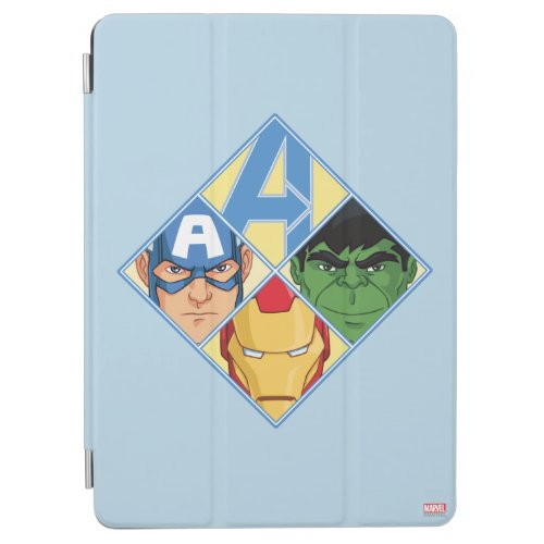 Avengers Face Badge iPad Air Cover