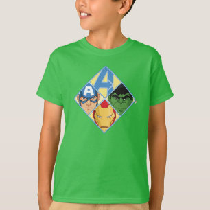Avengers Face Badge T-Shirt